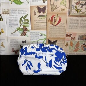 Petal & Pup Blue and White Floral Bag